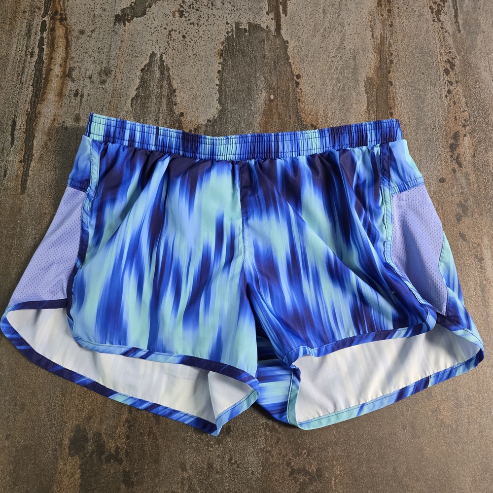 Old Navy Blue and Aqua Athletic Shorts Size Small